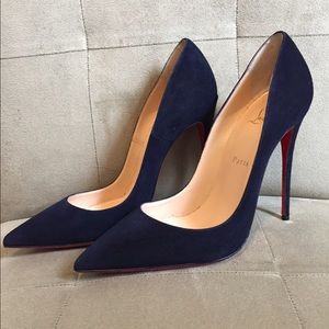 Christian Louboutin So Kate heels Navy Suede